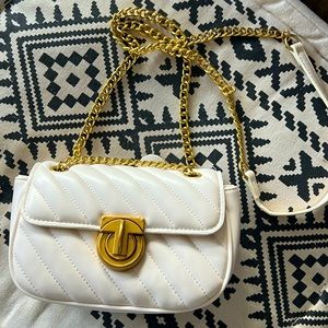 Cream Crossbody Bag